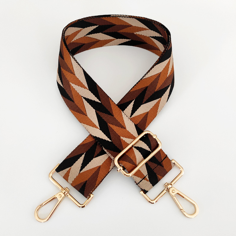 All Seasons Polyester Color Block Bag Strap display picture 4