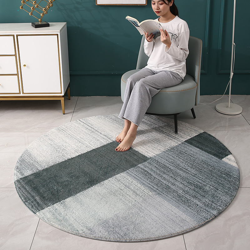 Imitation cashmere round blanket-20