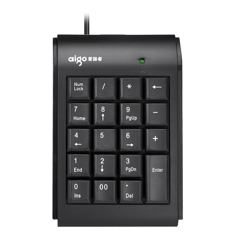 Patriot 909 Simple and Fashionable 19-Key Numeric Keypad Financial Accounting Cashier Bank Securities Business Supermarket
