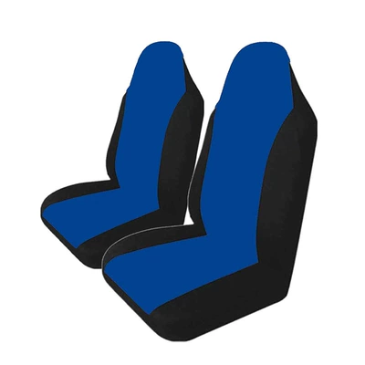 Elastic Seat Cushion, Universal seat cover - blue-two-seats