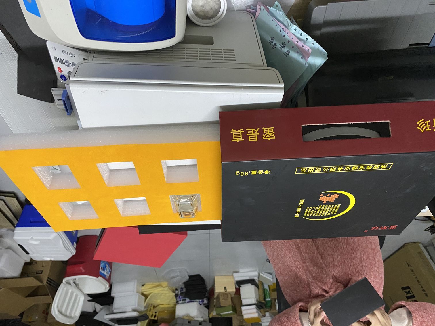 厂家供应礼盒包装快递运输泡沫/黑色泡沫植绒包装/礼盒包装