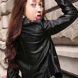 新款小皮衣女短款春秋装韩版修身显瘦机车皮夹克大码外套