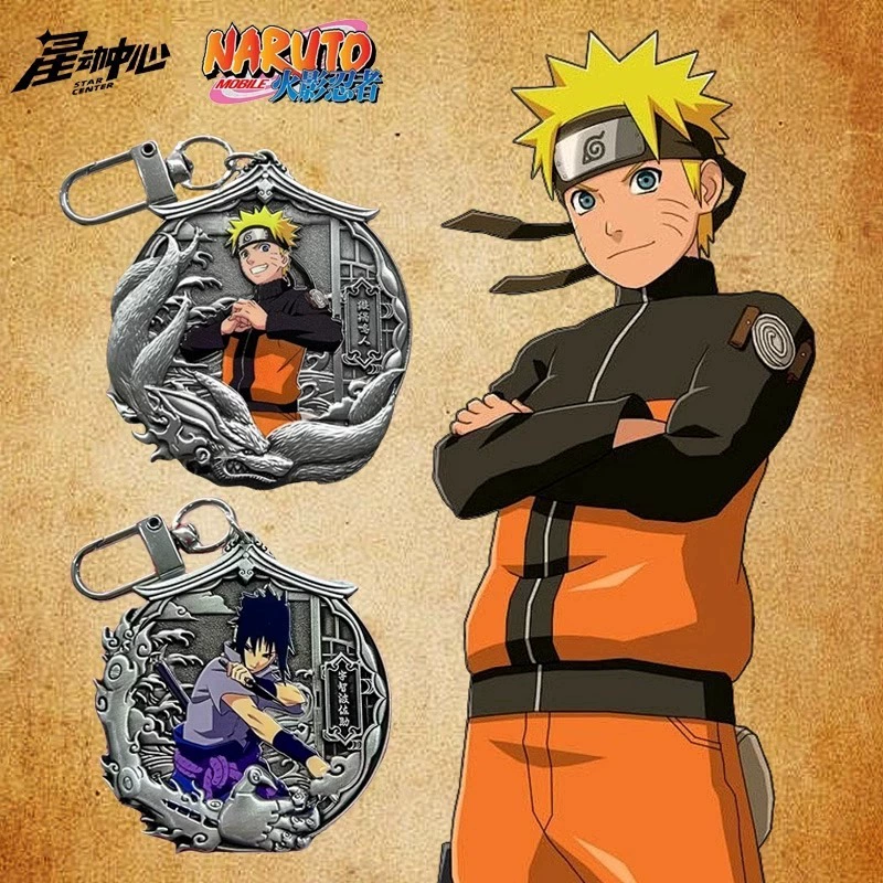 Naruto, брелок, значок, минифигура