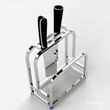 304不锈钢刀架砧板架厨房置物架子用品案板菜板收纳架子刀座刀具