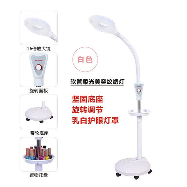 Classic energy-saving dimmable USB (white with wheels) comes with tray