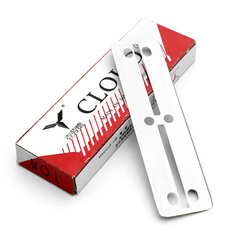 Claude Blade Barber Shop Shaving Head 77 Blade Double-sided Haircutting Blade Beauty Eyebrow 10 Blades Claude Blade Barber Shop Shaving Head 77 Blade Double-sided Haircutting Blade Beauty Eyebrow 10 Blades