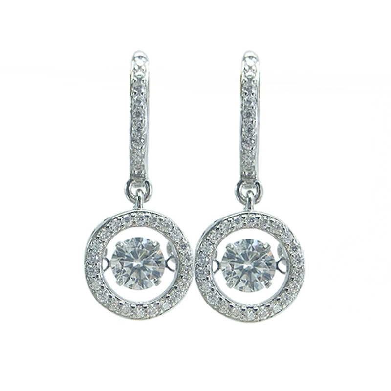Серебро S925 Silk Mossian с моссовидным камнем, серьги-аксессуар, кросс-стиль