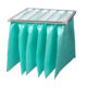 Primary Effect Medium Effect Bag Air Filter Coating Line Spraying Paint Room Non-woven G4 Air Filter Mesh Bag