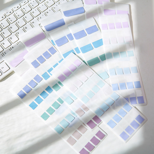 ins style Morandi color index stickers color sticky notes stickers mark labels bookmark stickers sticky notes N times stickers