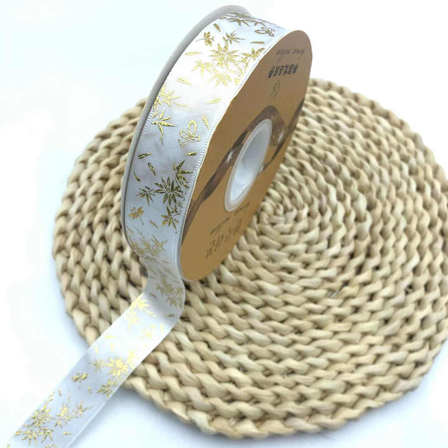 2,5 cm láser Cinta de Oro libélula de bambú cinta bar soporte hecho a mano DIY joyería caja de regalo embalaje nuevo al por mayor