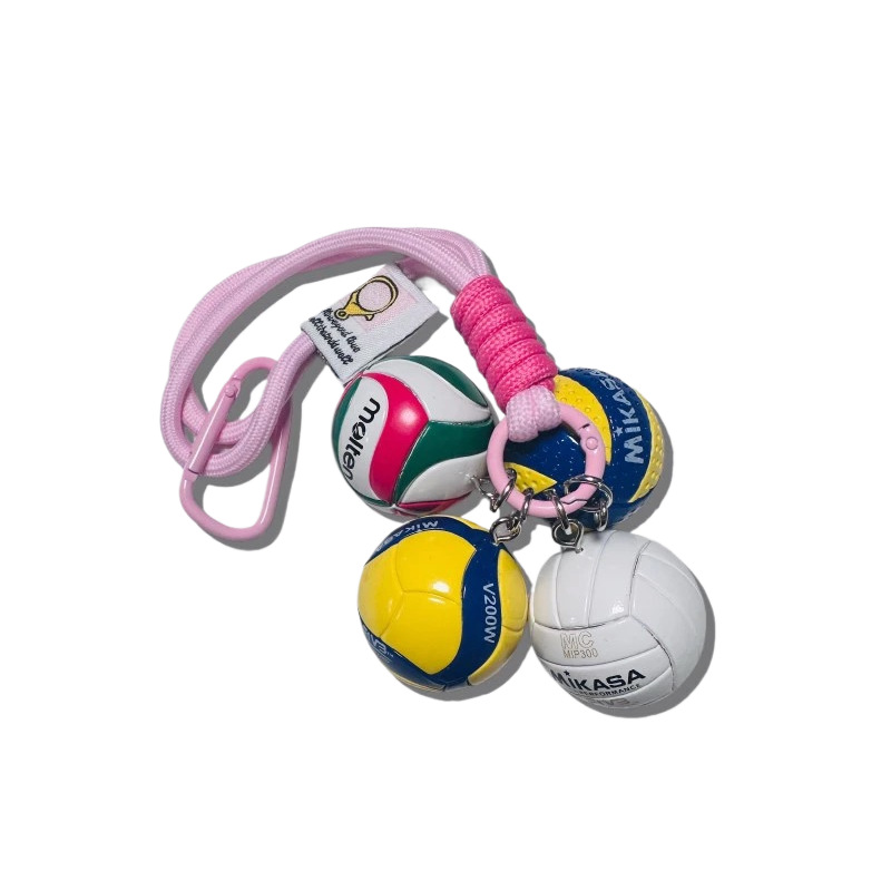 Keychain original de voleibol bolso creativo colgantes chinos mujeres y hombres mikasa fila mini recuerdos premios concurso