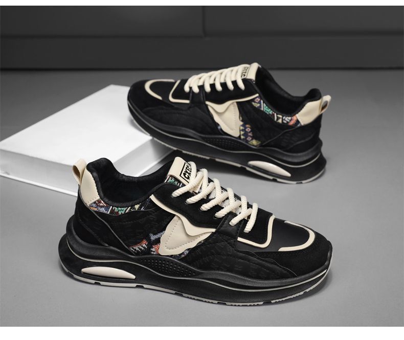 Men's Casual Shoes Soft Sole Thick Sole Trainers For Men_voghion.com