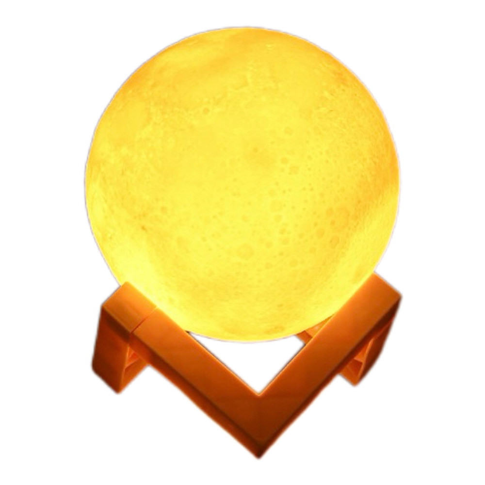 달 램프 따뜻한 빛 + 브래킷