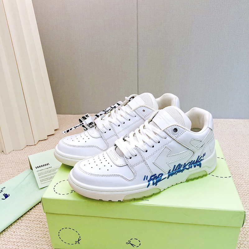 2022 nueva moda de zapatos de papá blanco ow flecha pareja zapatillas deportivas casual zapatos blancos de moda