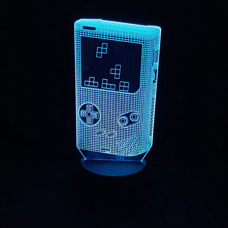 Creativo e-sports atmósfera luz juego manejar 3D luz de la noche XBOX luz decorativa LED7 color contaminación lumínica fábrica de ventas directas