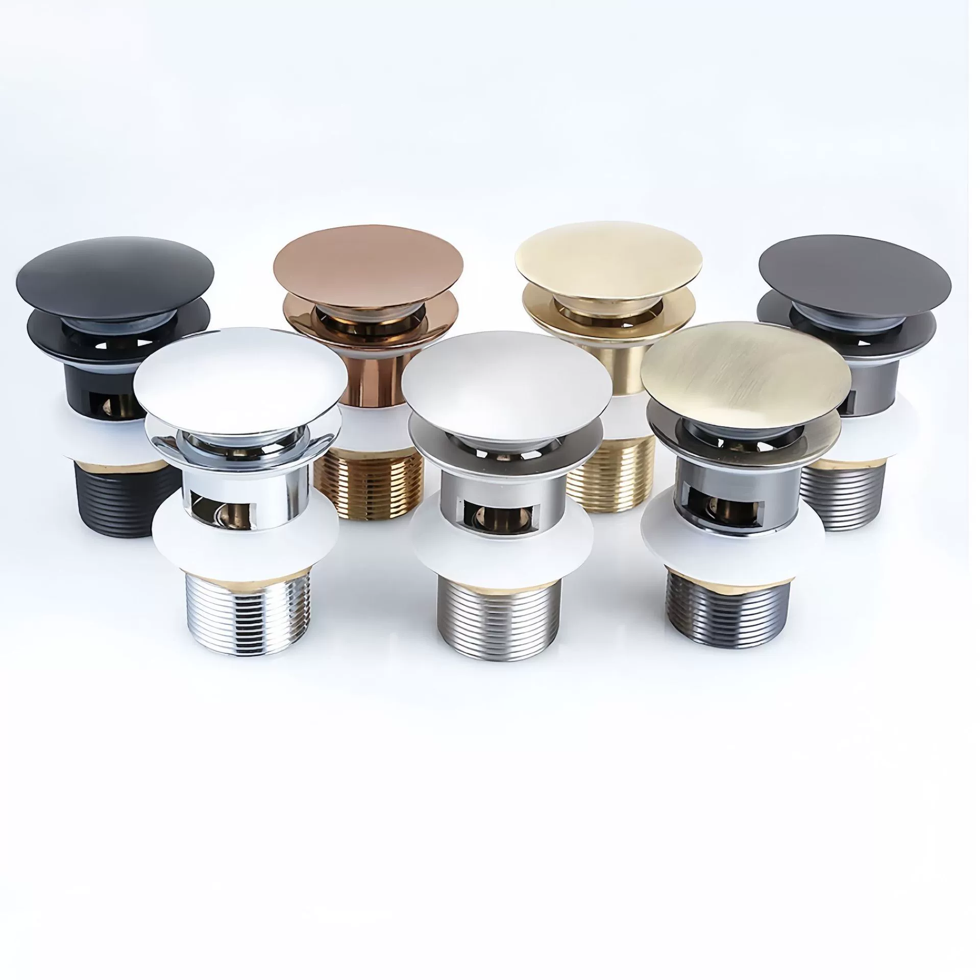 Все медные подпрыгиватели для воды для ванной комнаты для раковины