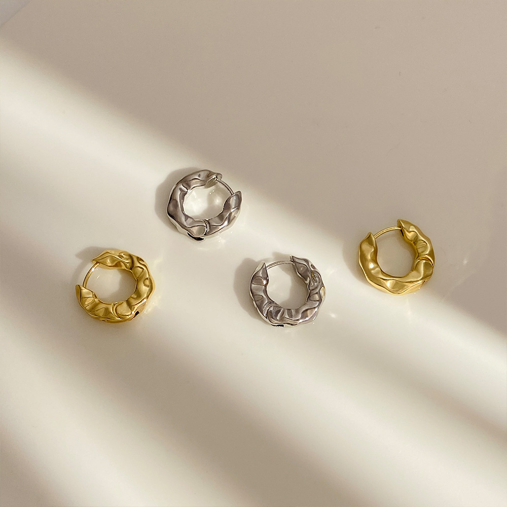 Fashion Geometric Metal Copper Plating Earrings 1 Pair