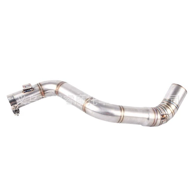 Motorcycle exhaust pipe, pipe is suitable for
