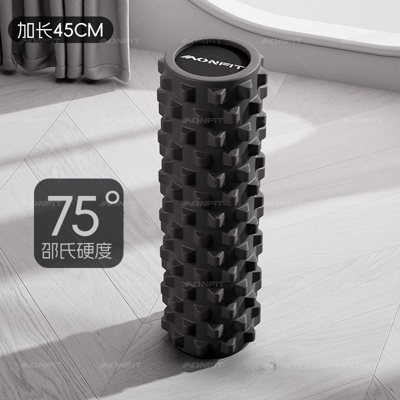 实心狼牙泡沫轴舒缓腰部肌肉放松专业滚轴瘦腿瑜伽柱按摩滚轮器材|undefined