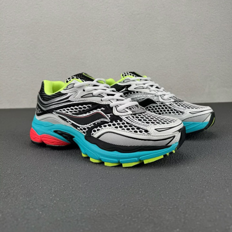 @Cross-border Saucony PROGRID OMNI outdoor running shoes, featuring shock absorption, wear resistance, and a thick sole