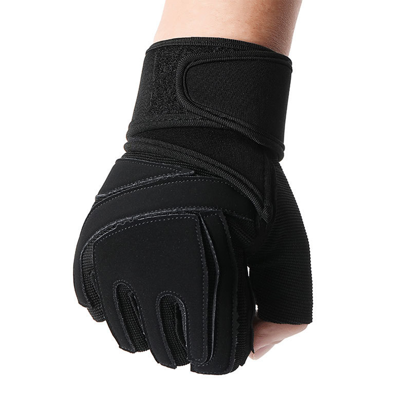 Sports Fitness Gloves For Men And Women, Wrist Protection For Cycling, Pull-ups, Weightlifting, Non-slip Equipment Training, And Callus Prevention_desvips.com