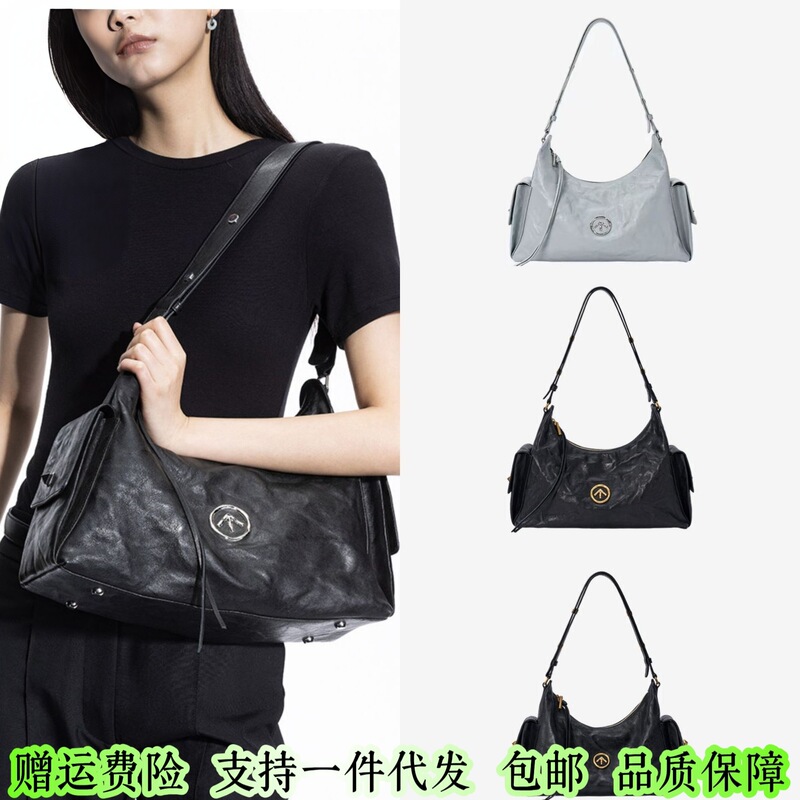 Gr0 New Arrow-Shaped Toast Hobo Bag, Simple and Exquisite, Suitable for Commuting, Casual Use, Versatile Shoulder Bag, Crossbody Bag, Underarm Bag