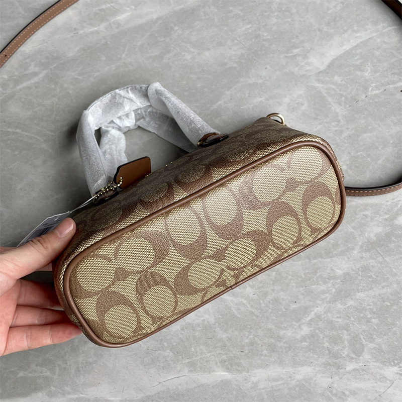 2023 nueva Galería presbicia mini bolsa de dumpling bolso de hombro retro europeo y americano bolsa de mensajero bolso de la cremallera