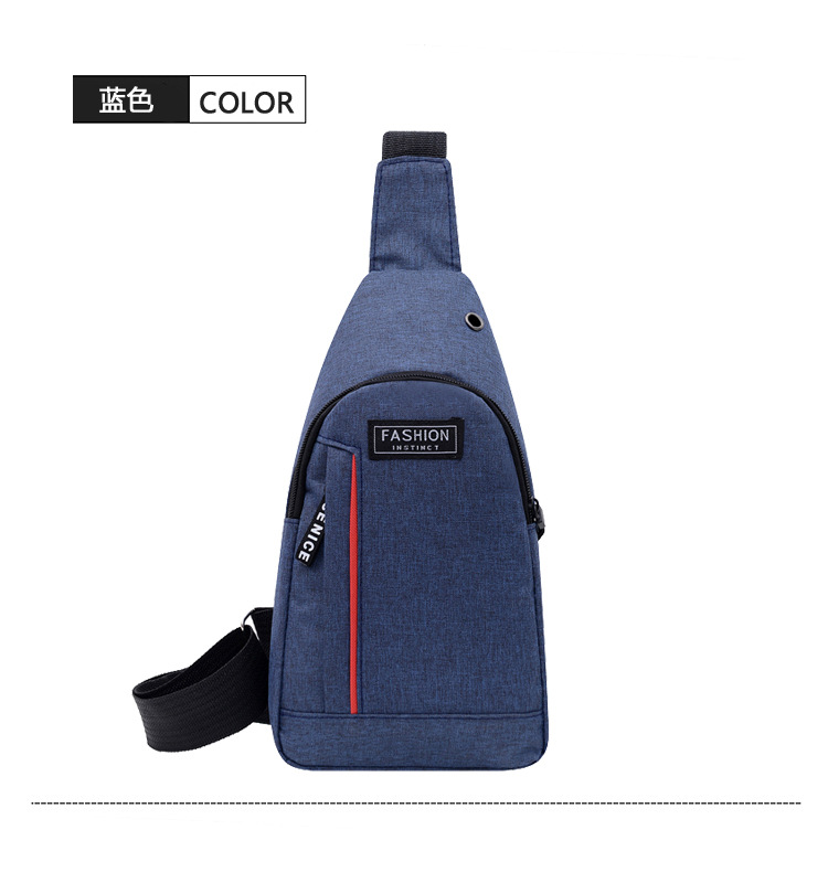 Chest Bag 2020 New K-Style Ins Trendy Sports Bag Casual Shoulder Crossbody Bag Canvas Backpack