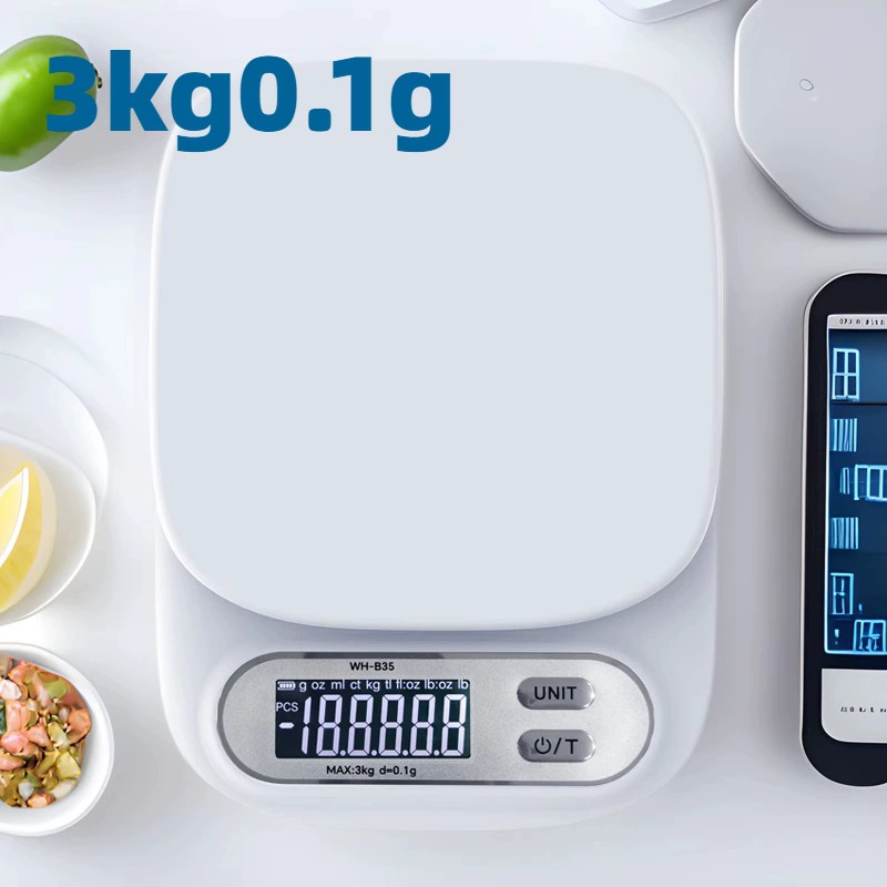 Кухонные весы, цифровые весы, бытовые маленькие прецизионные цифровые весы, высокоточные весы для еды, весы для выпечки, граммовые весы