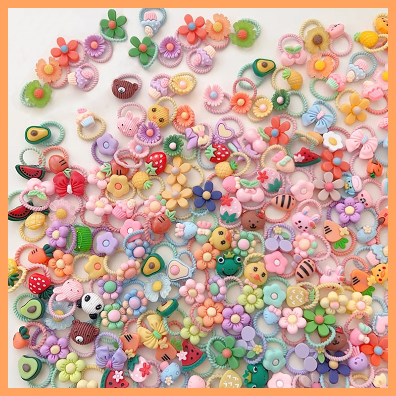 Bandas de goma para mujeres anillo de cabello para niños 2025 nuevo lindo toque de cabello para bebés niñas no lastiman cabello cuerda de cabello