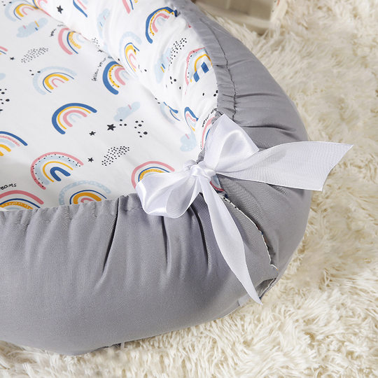 Bed-in-bed manufacturers directly supply foldable removable and washable portable pressure-proof baby bed bionic full-off travel