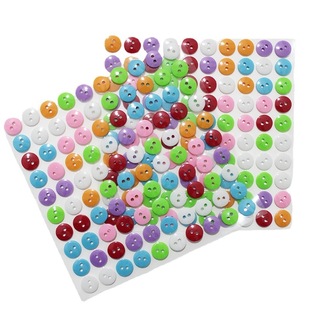 Spot 1cm color buttons candy color children with adhesive color button painting kindergarten handmade round buttons