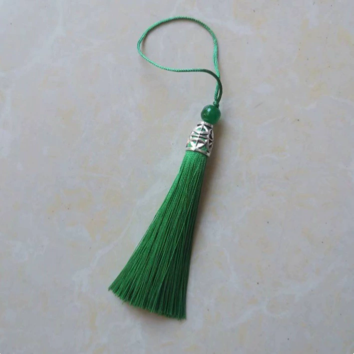 Metal bag with tassels, decorations, accessory, accessories, 8 cm