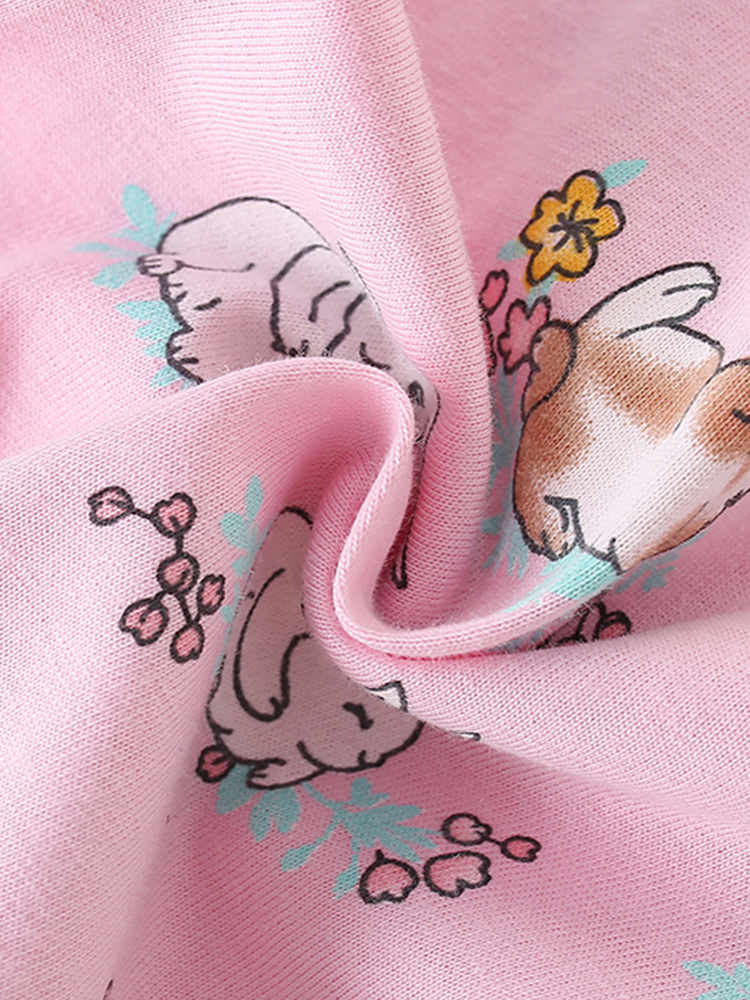 Traje de niña malwee transfronterizo otoño e invierno nuevo servicio a domicilio camiseta cintura elástica pantalones lindo estampado de dos piezas