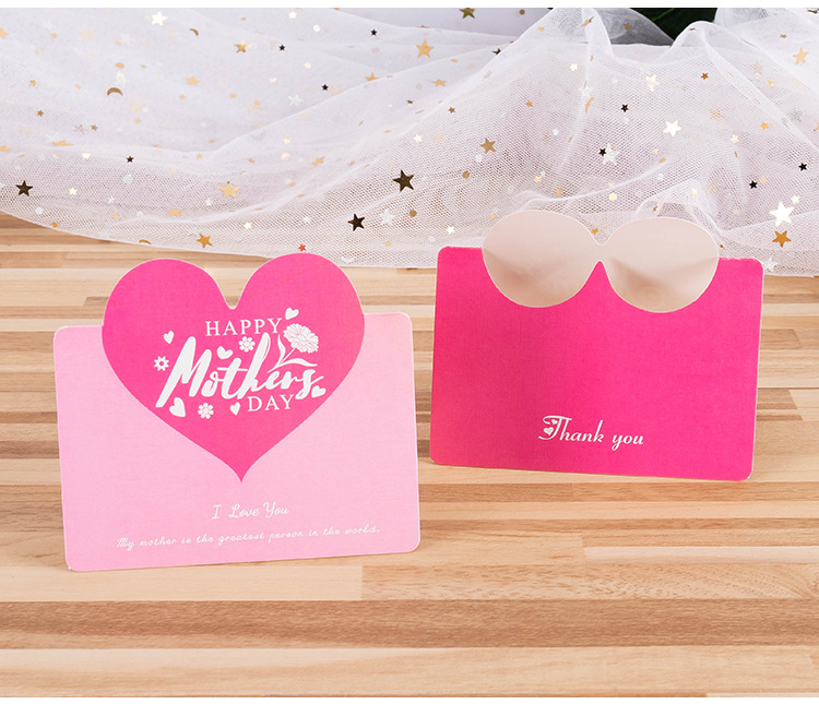 Mother's Day Mama Sweet Letter Heart Shape Paper Festival Card 1 Piece display picture 4