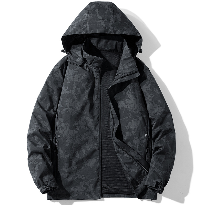 Autumn 2025 New Couple Jacket Korean Fashionable Handsome Camouflage Work Jacket Boys Casual Jacket