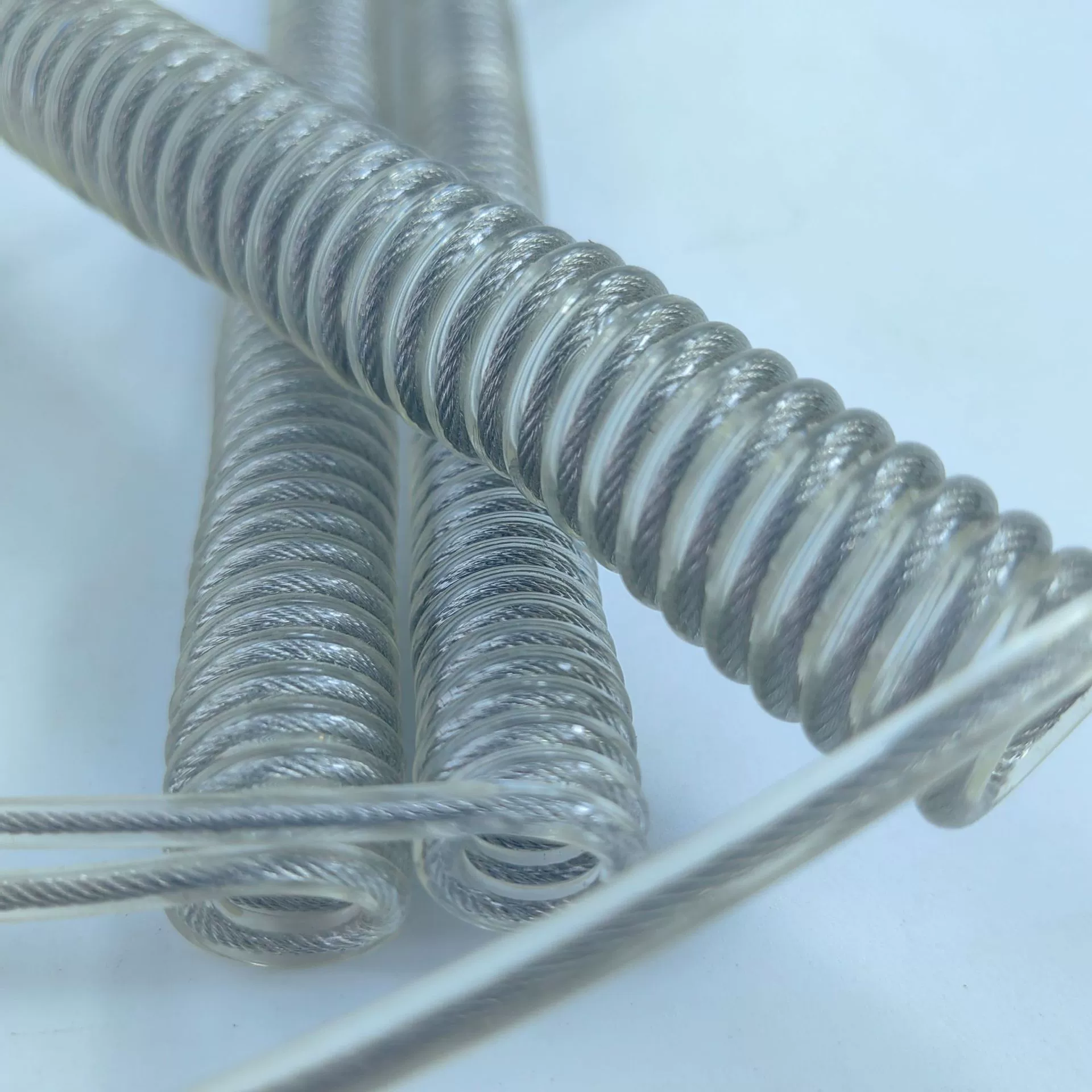 Spring rope 304 стальной проволоки покрытая рыболовная оснастка автоматическое оповещение о прокалывании рыболовная веревка PU глянцевая морская рыбалка пропуск леска ночная рыбалка