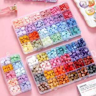 Manufacturer Wholesale Fire Paint Wax Particles Divided Box Fire Paint Seal Seal Wax Particle Set Sealing Fire Paint Wax