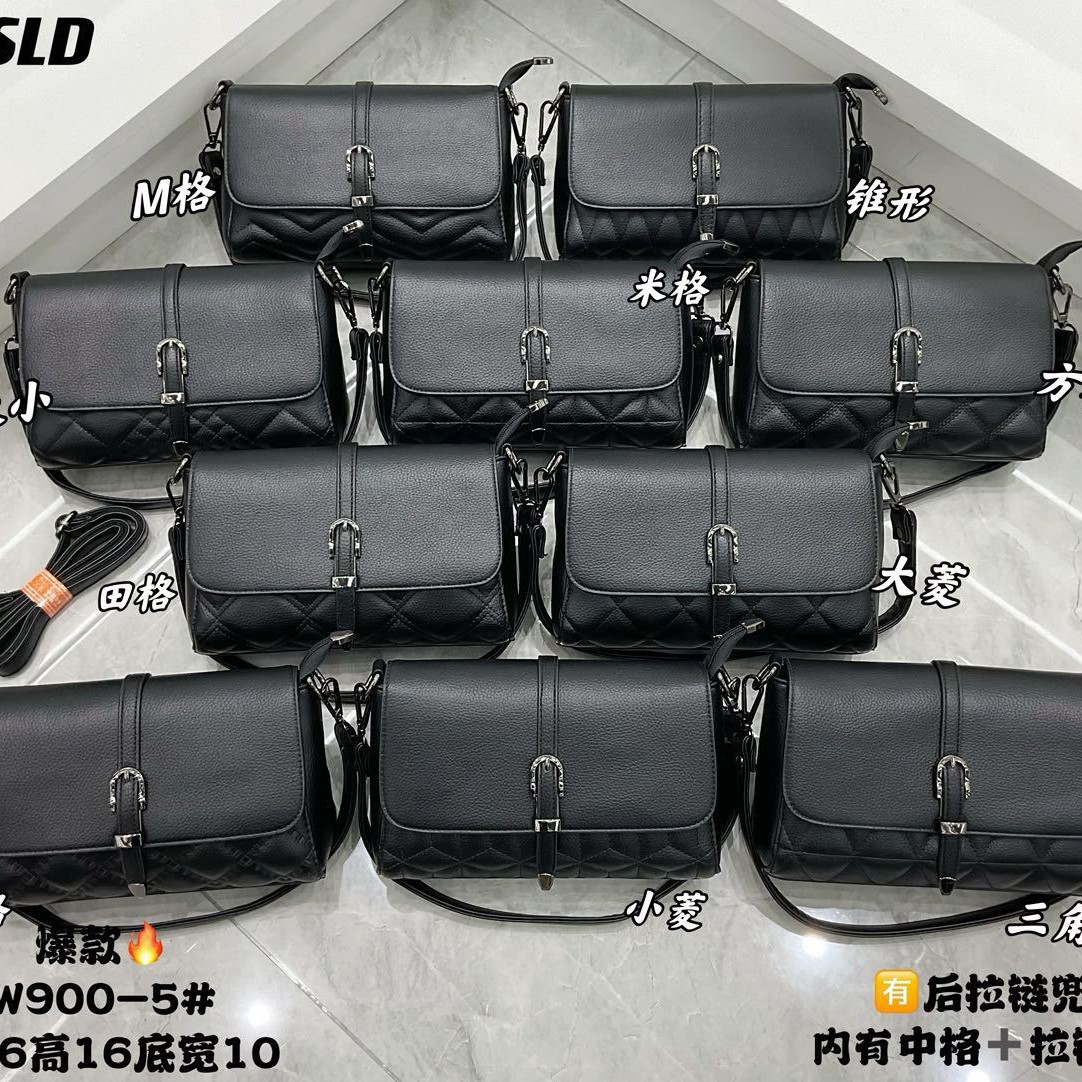 跨境新款高级感小包包女撞色单肩包简约斜挎包bags磨砂斜跨小方包