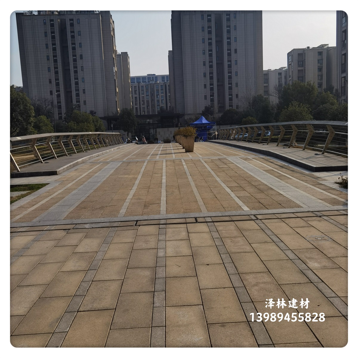 黄金麻PC砖400*200*50预制混凝土构件耐候性强