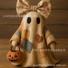 跨境热销Patchwork Ghost Halloween Decor拼布鬼魂万圣节装饰