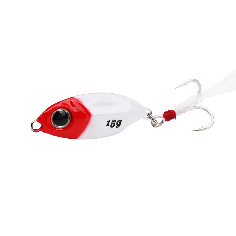 Falling blue knife iron plate mini fat guy lure bait lead fish mouth bait simulated fake bait wholesale metal bait 5