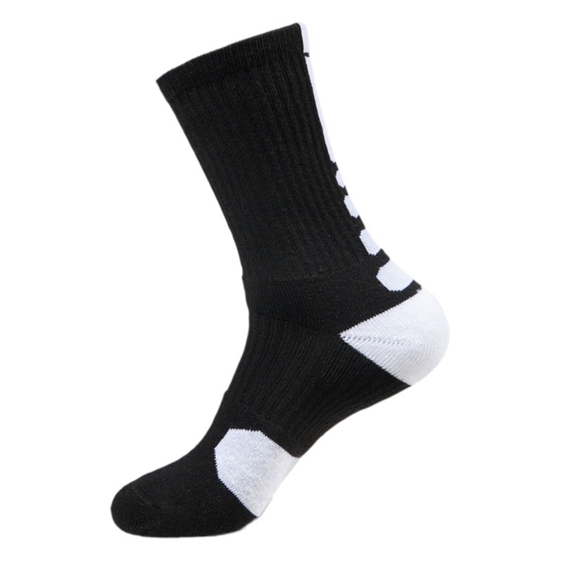 Calcetines de baloncesto profesional para hombres cortos de longitud media engrosada toalla inferior Elite calcetines al aire libre para correr calcetines deportivos absorbentes de sudor para hombres
