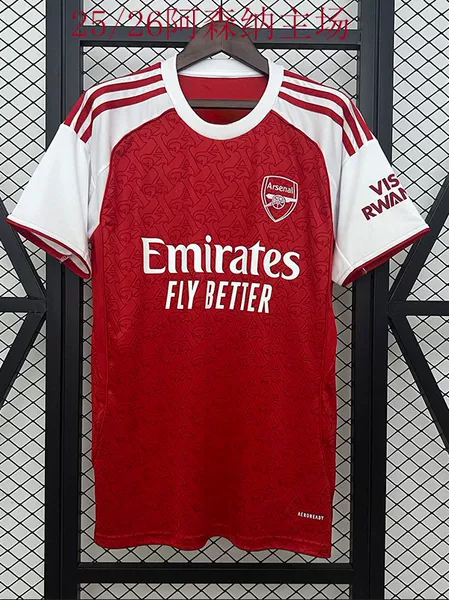 26Th Season Football Uniforms Arsenal Jerseys Fan and Player Versions Home and Away Short-Sleeved Shirts Wholesale with Number Printing and Dropshipping Available