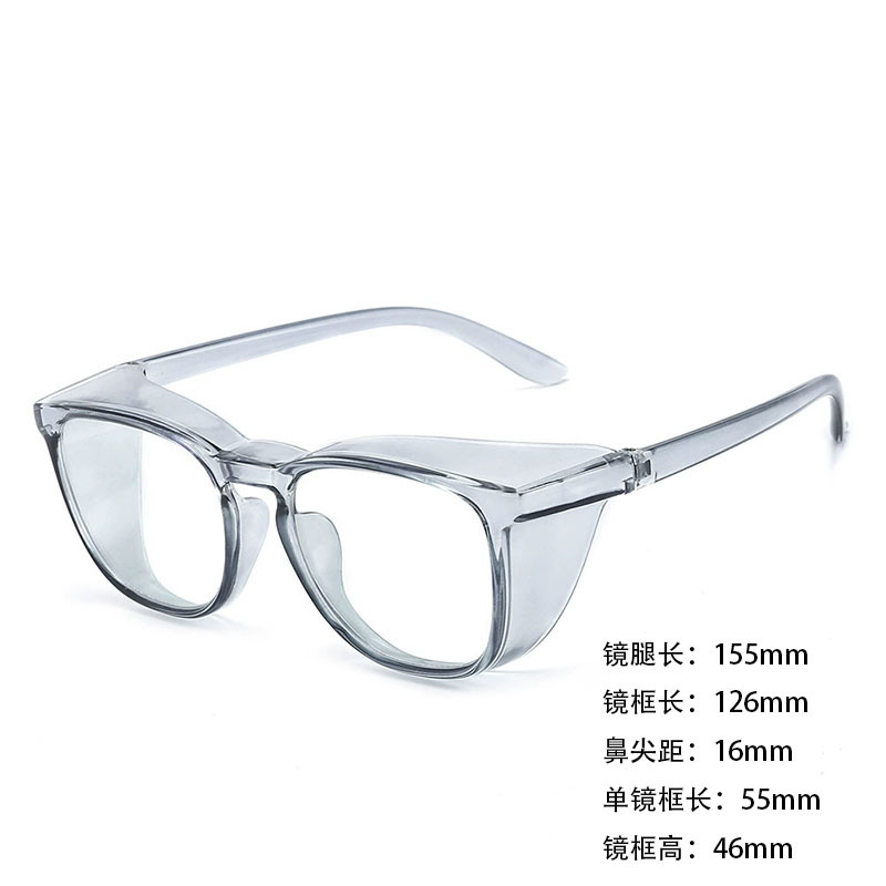 VGOファッションスポーツ99花粉防止メガネ防曇ブルーライト術後黒色保護目シリコンリング保護辺防風鏡