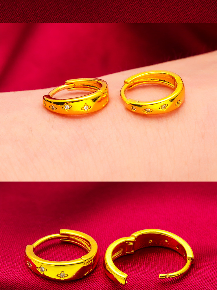 Unisex Jewelry Fashion Rhinestone earrings Jewelry earrings earrings streaming generation star earrings_voghion.com