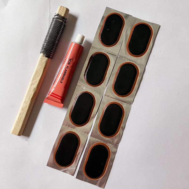Suitable for Inner Tube Repair, Tire Repair Tool Set, Tire Patch, Bicycle and Motorcycle Inner Tube Repair, Full Set of Glue