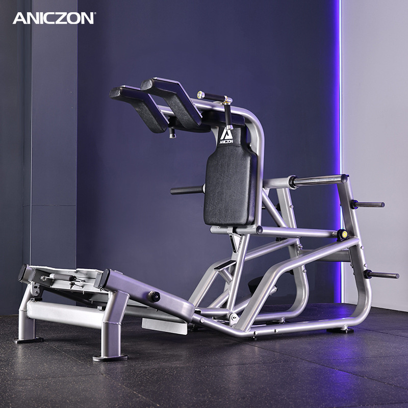 gimnasio comercial Hack máquina de sentadilla V-shaped cadera pierna pedal entrenador de piernas de sentadilla máquina de sentadilla equipo de sentadilla