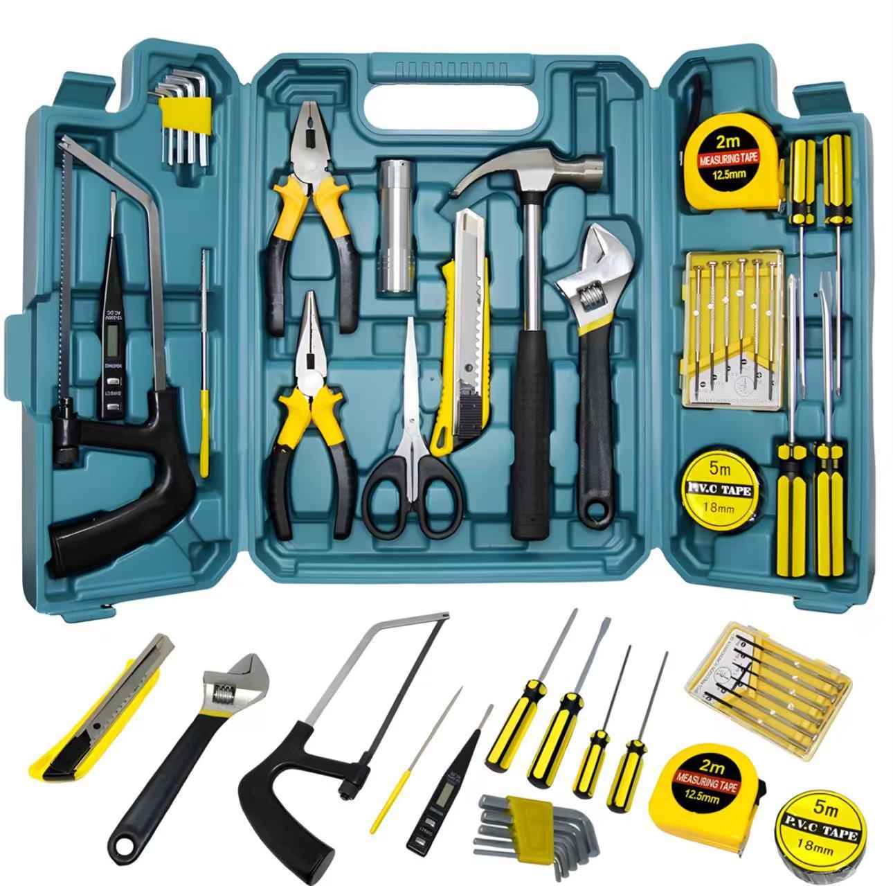 8pcs 9pcs 12pcs Kit de herramientas caseras para vehículos inmobiliarios regalo hardware caja de herramientas personalizada image 20