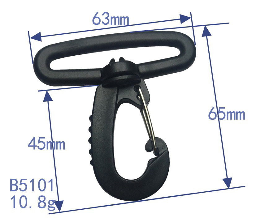 El fabricante tiene en stock accesorios para equipaje, clips de plástico para perros, ganchos giratorios, ganchos para correas de hombro, ganchos para mochilas. image 12